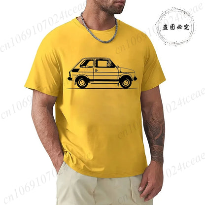 Old Car Print Man Fashion T-Shirt