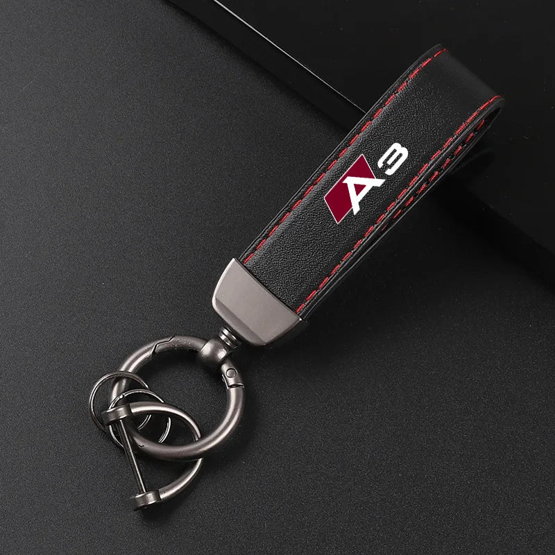A3 Leather Keychain
