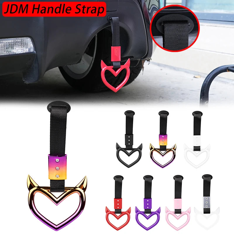 Heart Cat Ear Car Handle Strap