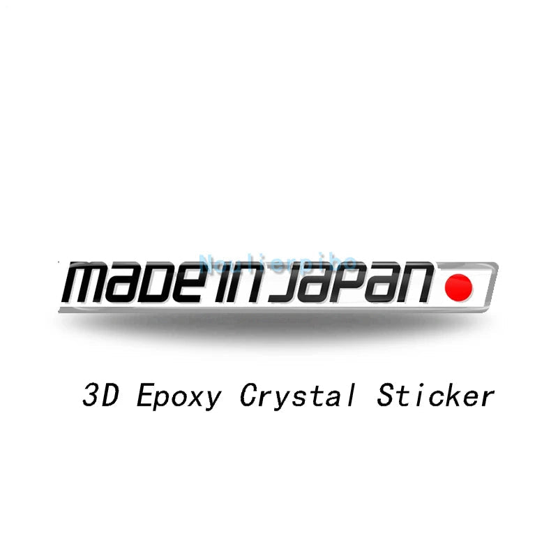 JDM 3D Epoxy Crystal Sticker Set