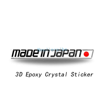 JDM 3D Epoxy Crystal Sticker Set