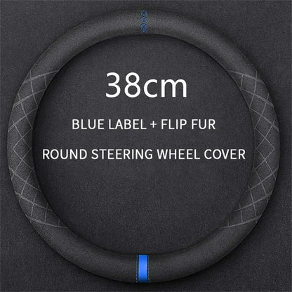 Italian Flip Fur Steering Wheel Cover