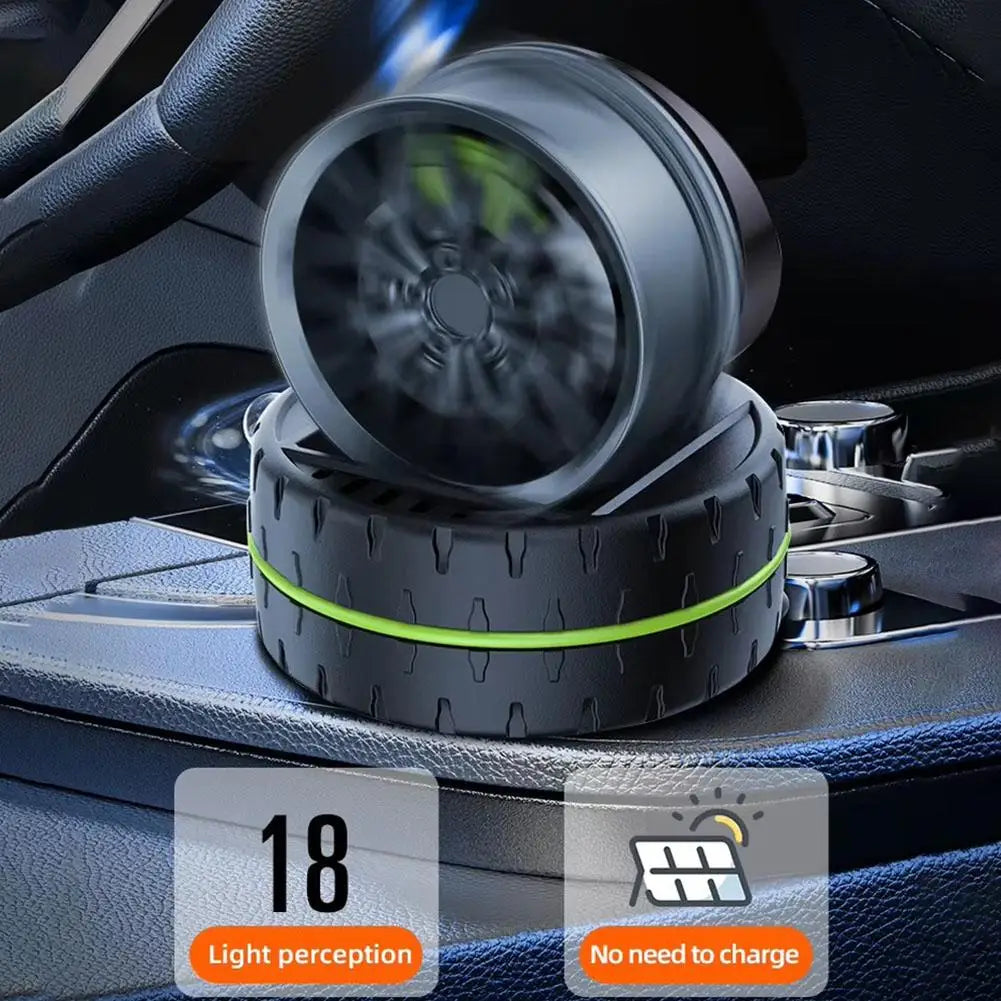 Solar-Powered Spinning Car Air Freshener