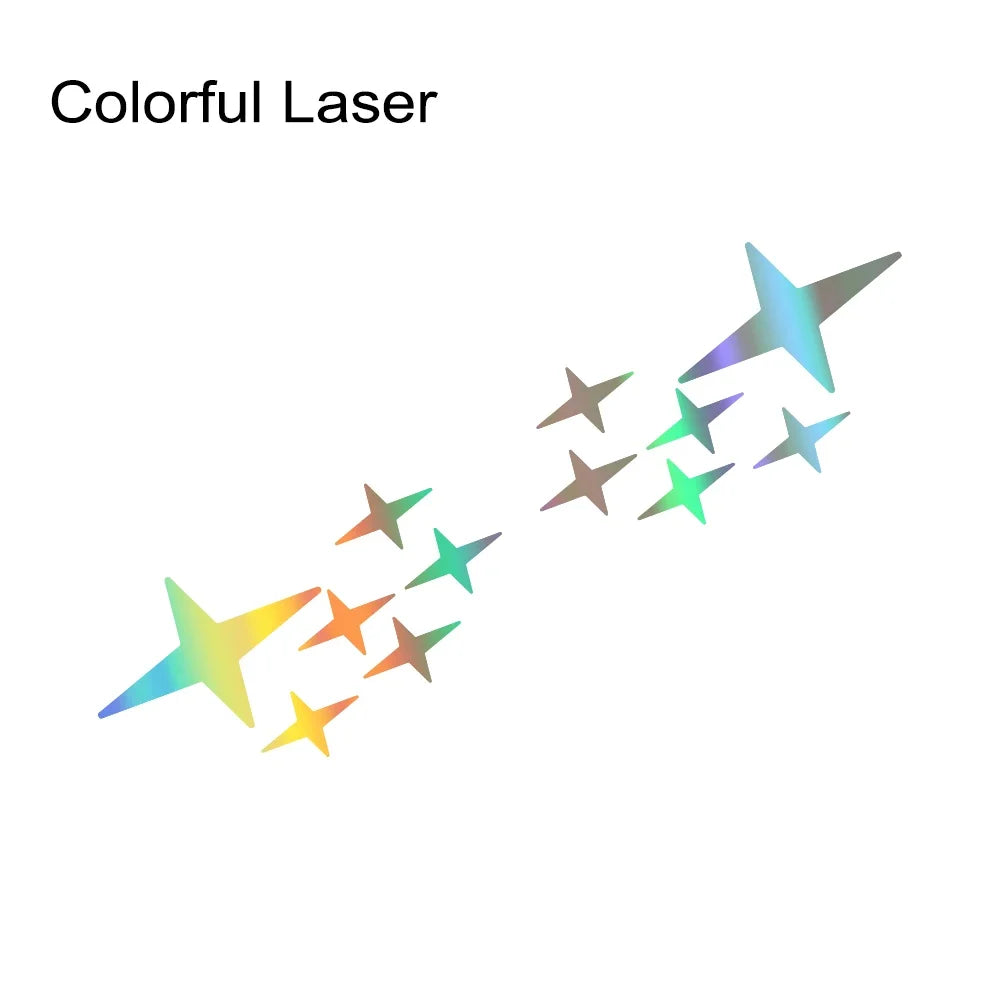 2PCS Car Side Door Creative Stars Stickers
