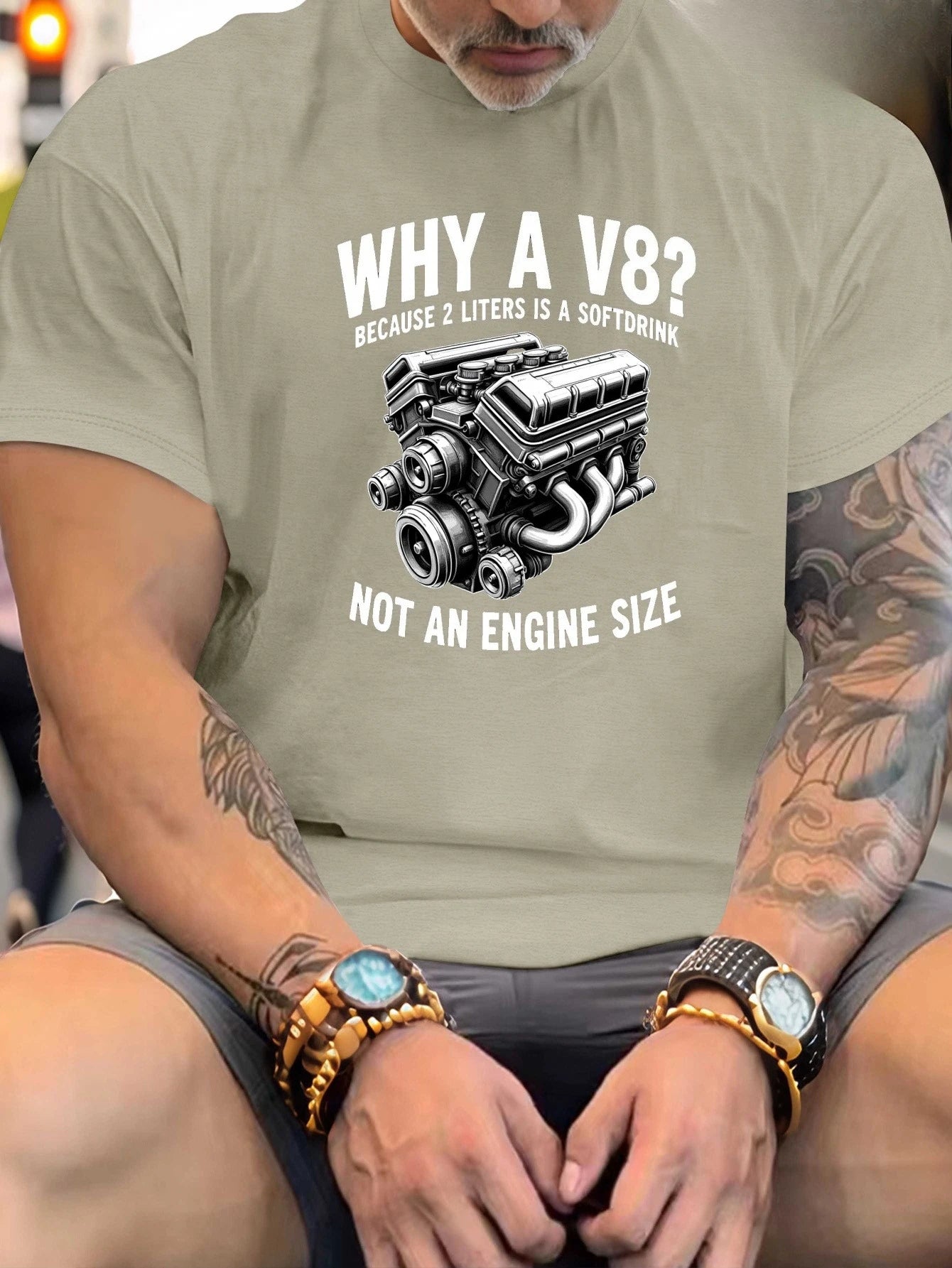 Why a V8? Car T-Shirt