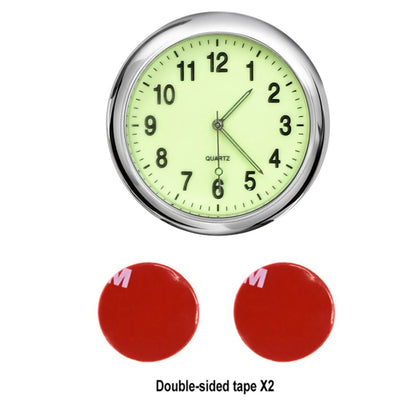 Alloy Luminous Car Clock