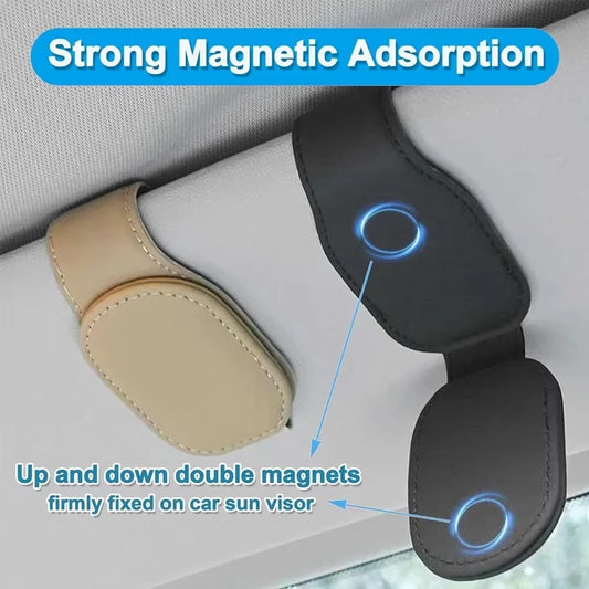 Magnetic Car Visor Glasses Clip