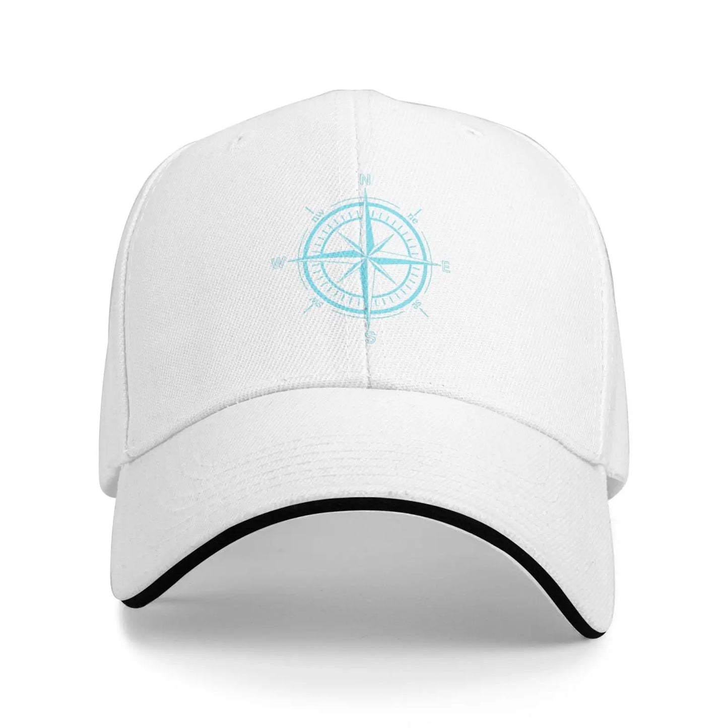 Compass Print Baseball Cap 