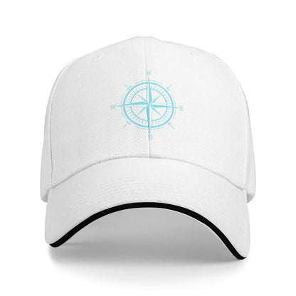 Compass Print Baseball Cap 