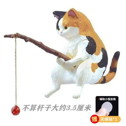 Fishing Cat Car Interior Decor 