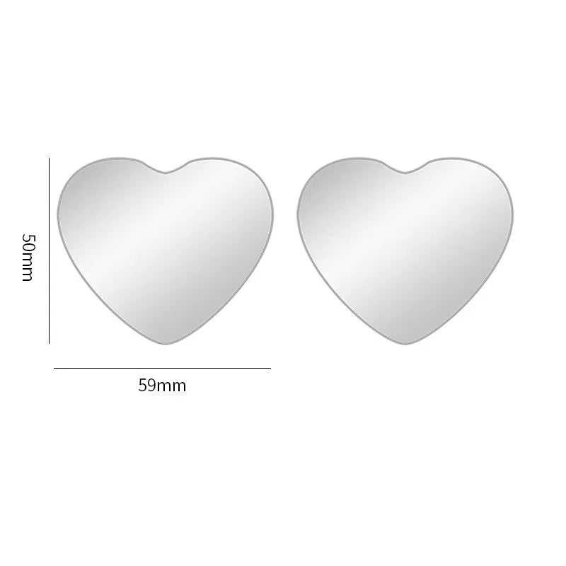 Heart-Shaped Car Blind Spot Mirror 