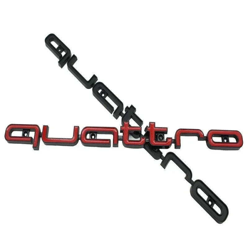 Quattro Emblem 3D-Abzeichen Auto