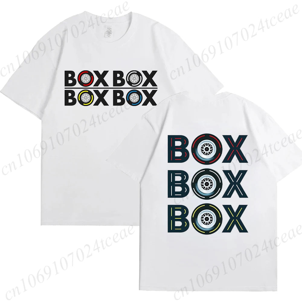“Box Box Box” F1 Cotton Shirt