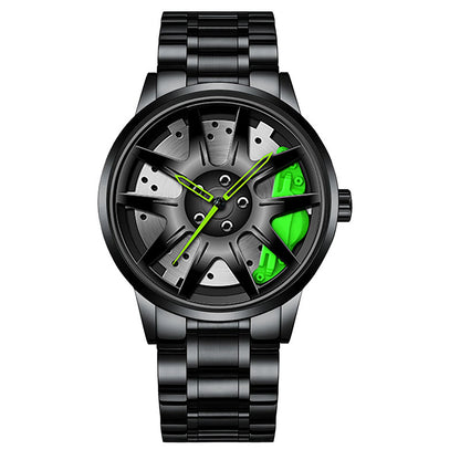 Car Wheel Watch for Men