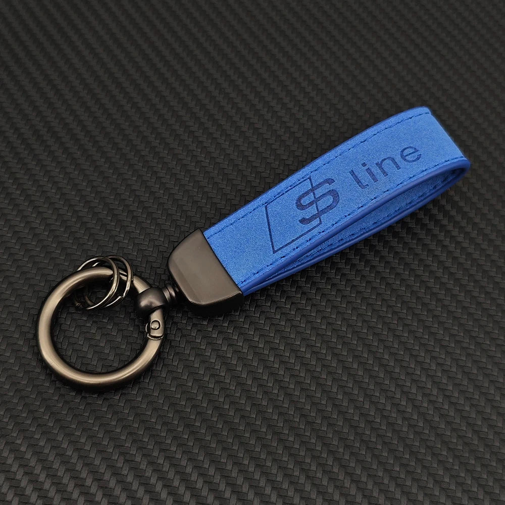 Sline Suede Car Keyring