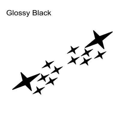 2PCS Car Side Door Creative Stars Stickers