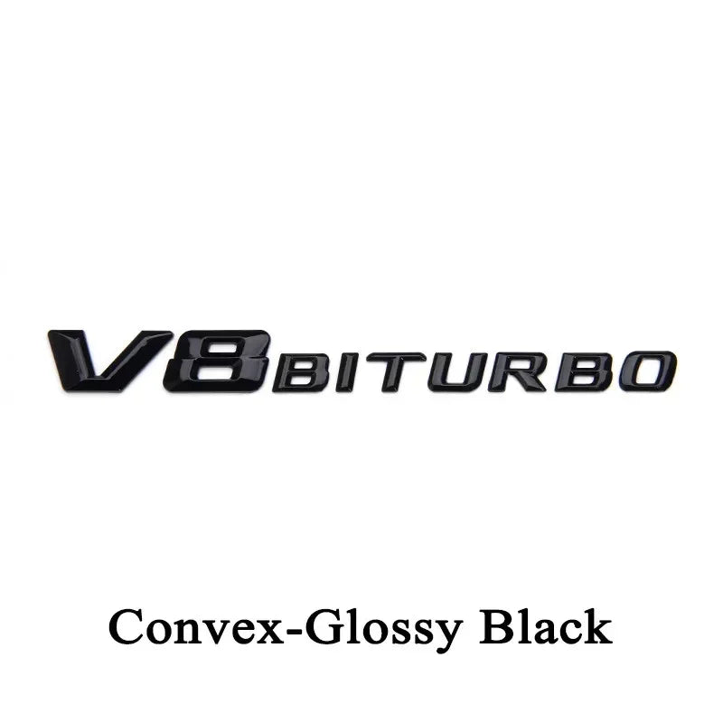 V8 BITURBO 3D Emblem Badge