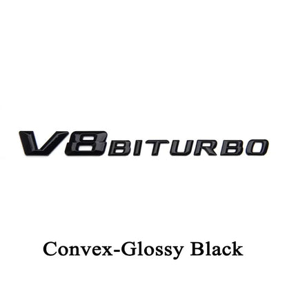 V8 BITURBO 3D Emblem Badge