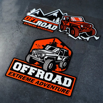 Off-Road-Extreme-Abenteuer-Autoaufkleber 