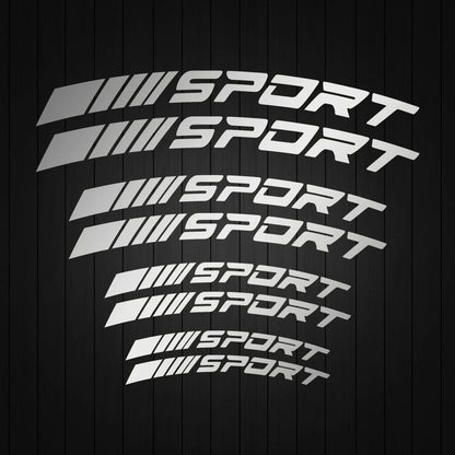 Reflektierender Aufkleber „Sport Curve“. 