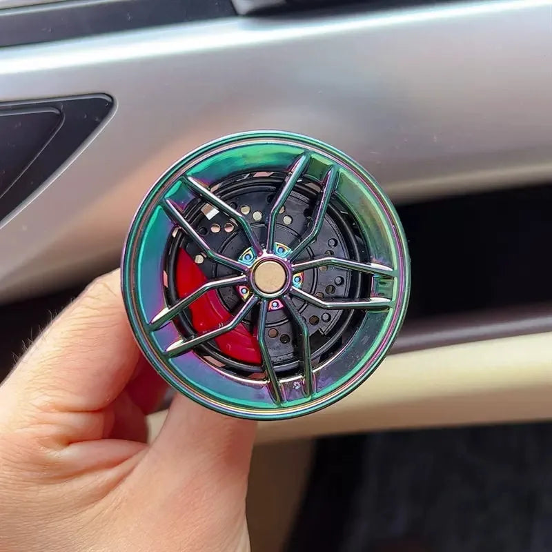Rotating Magnetic Car Aroma Diffuser – Gyroscope Fingertip Style