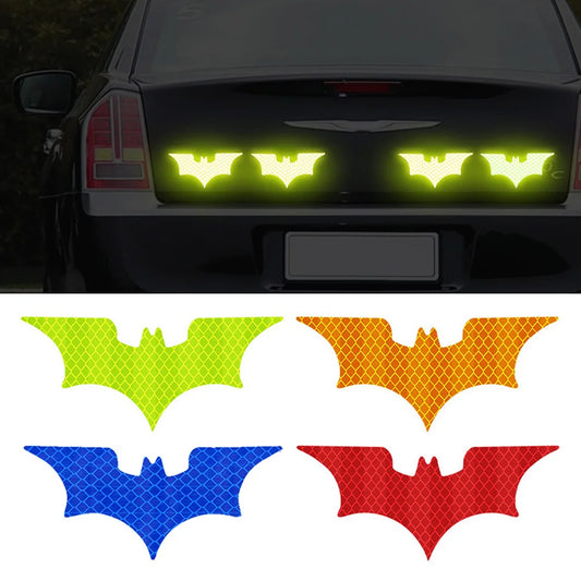 3PCS/Set Bat Car Reflective Sticker