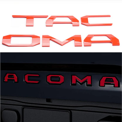 Tacoma 3D Letter Cover Emblem TA