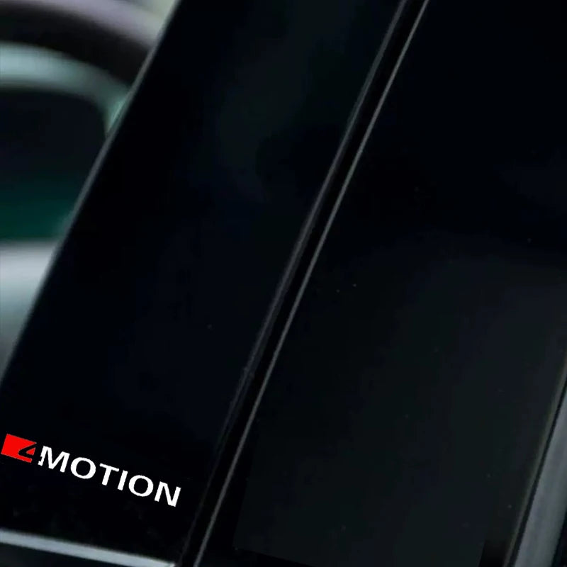 4Pcs 4Motion Car Sticker 