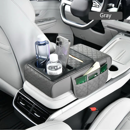 Multifunctional PU Leather Armrest Cushion