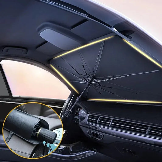 Car Interior Front Sunshade Umbrella