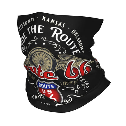 Cachecol com faixa para cabeça Route 66