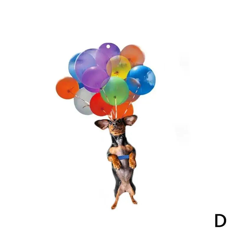 2D Cute Pet Puppy Car Decor