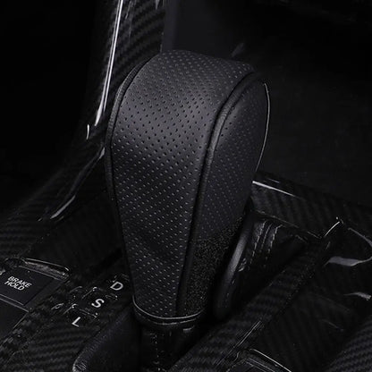 Leather Gear Shift Knob Cover