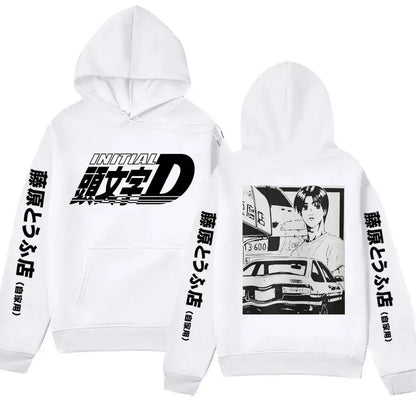 Winter Anime Initial Hoodie