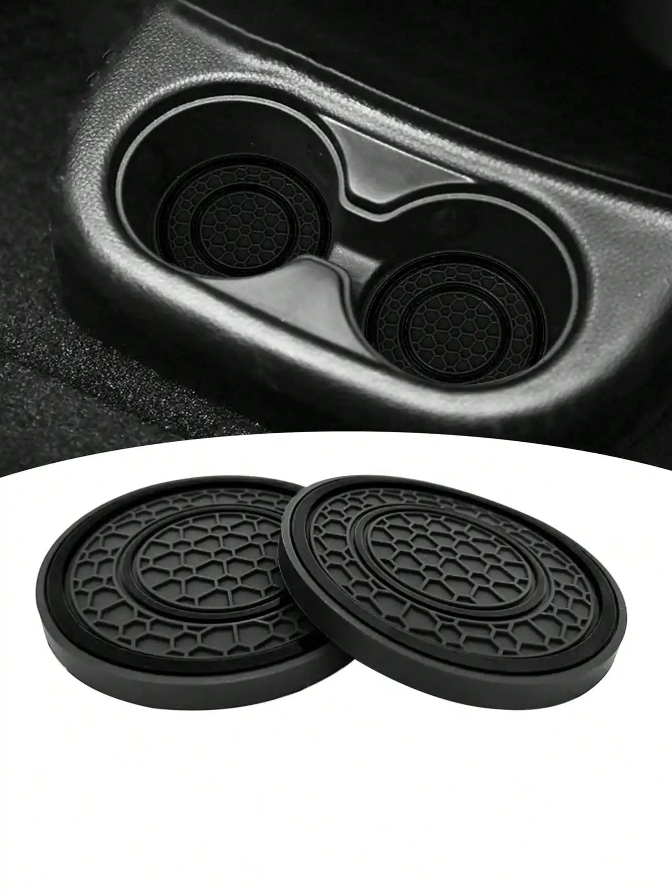 2Pcs Universal Car Cup Coasters 