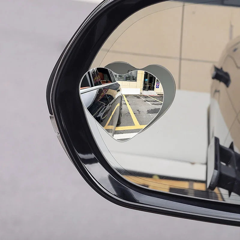 Heart-Shaped Car Blind Spot Mirror 