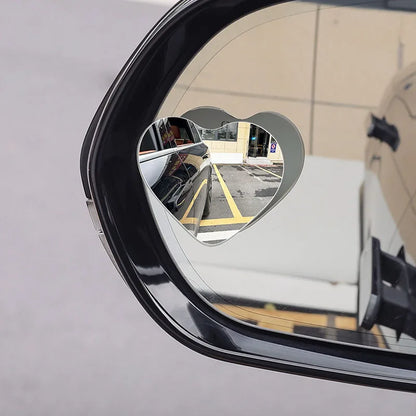 Heart-Shaped Car Blind Spot Mirror 