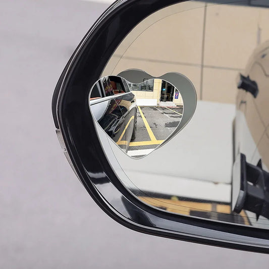 Heart-Shaped Car Blind Spot Mirror 