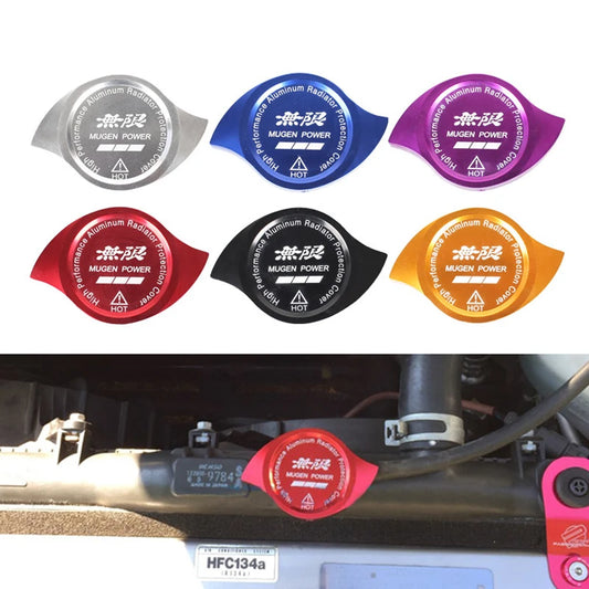 Tapa de radiador de aluminio JDM