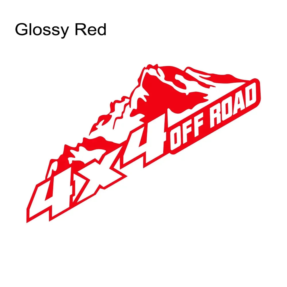 4x4 Off Road Mountain Decal