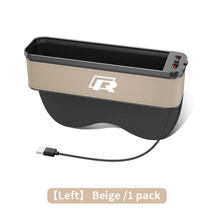 USB Charging Multifunction Seat Storage Box