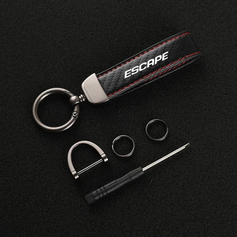 ESCAPE Leather Keychain FD