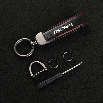 ESCAPE Leather Keychain FD