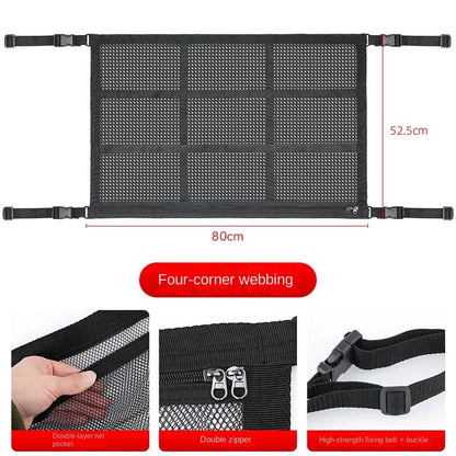 Elástico para armazenamento de teto de carro