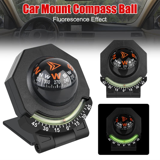 Car Mount Compass Ball