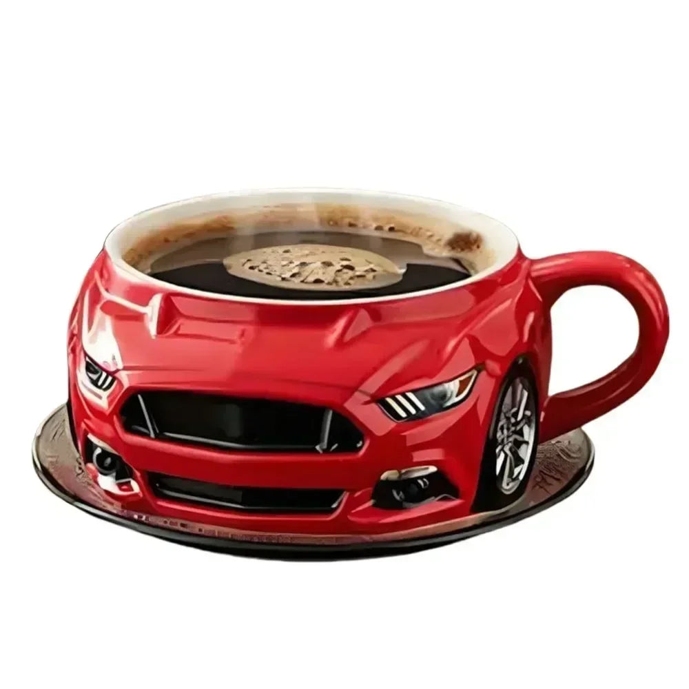 3D Sports Car Design Coffee Mug