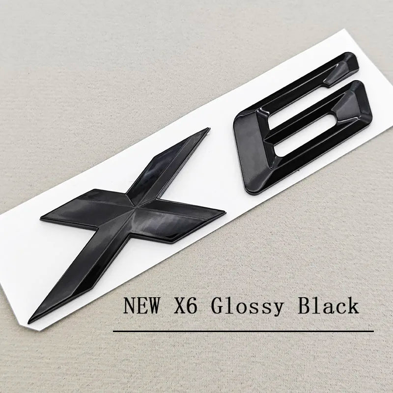 X3 X5 X6 Badge Sticker 