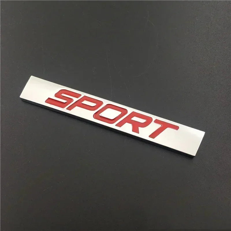 3D Metal Sport Logo Rear Trunk Emblem