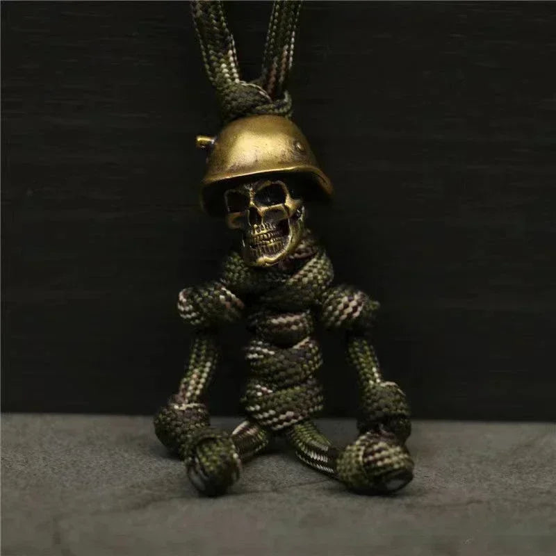 Skull Rope Keychain for Men 