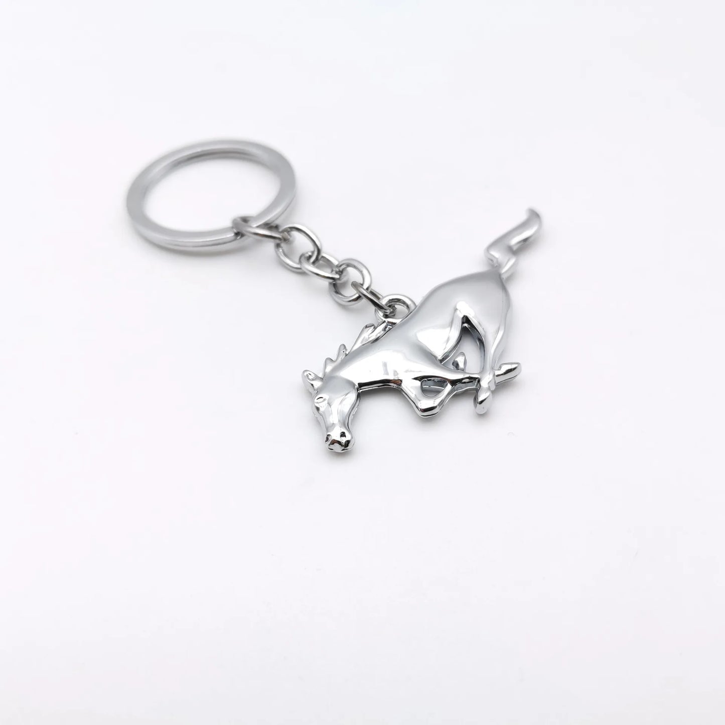 Horse Logo MG Metal Keychain